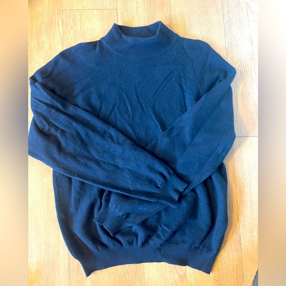 Charter Club Cashmere Mock Neck Long Sleeved Sweater